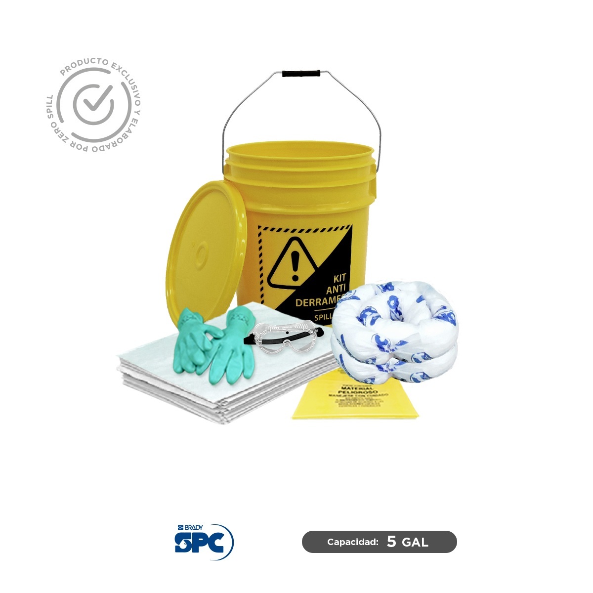 kit antiderrames tambo aceite spc 5 gal 001