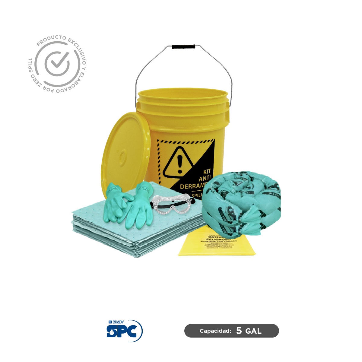 kit antiderrames tambo hazmat spc 5 gal 001