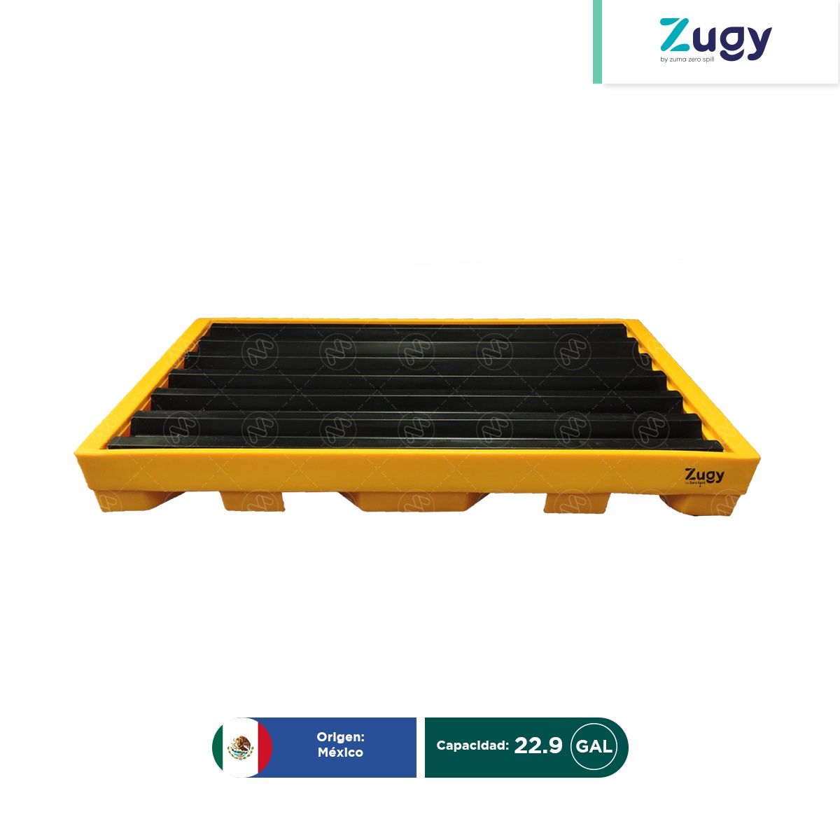 plataforma antiderrames para 2 tambos zugy 004
